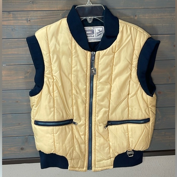 Profile Navy & Tan Vest - Picture 12 of 13